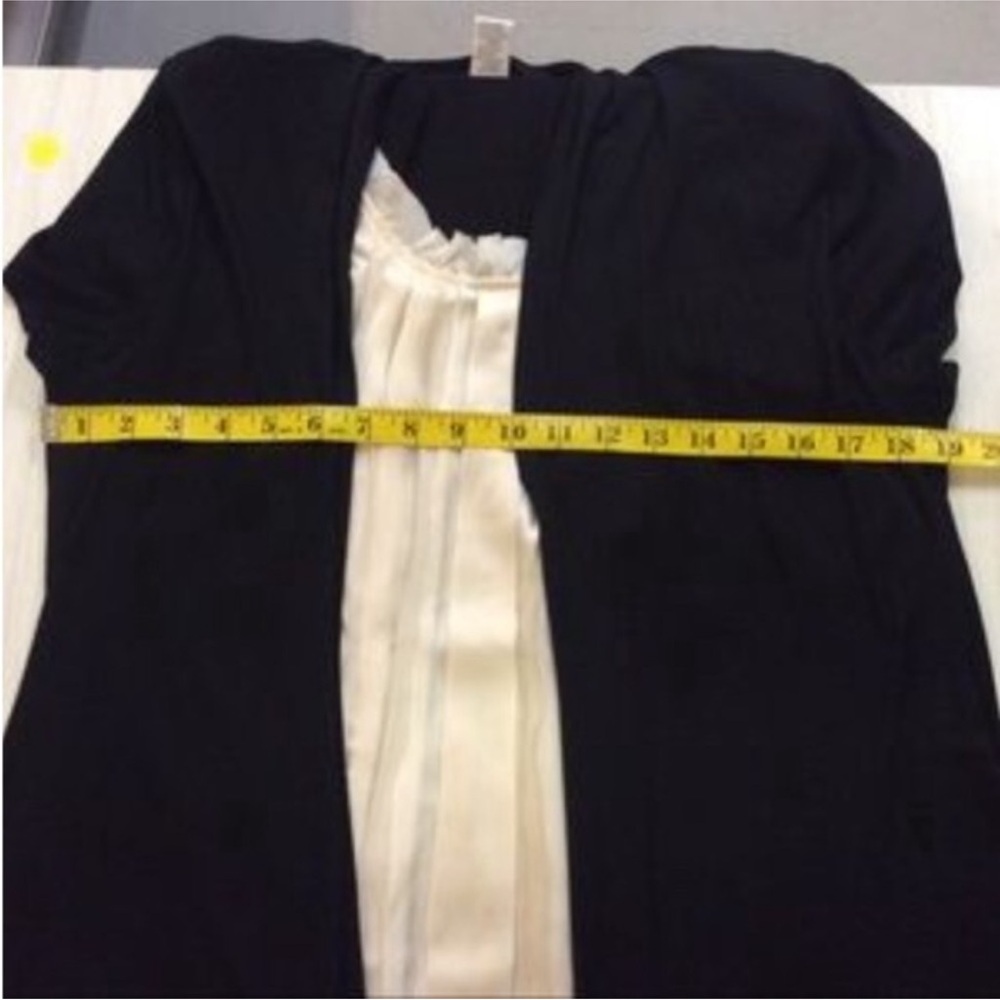AUGUST SILK Mock 2-Piece BLOUSE Size Medium - Picture 7 of 11